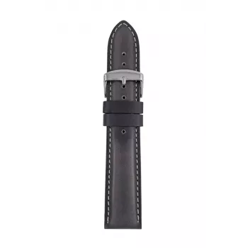 Leather Strap Iron Annie Blue 22 mm