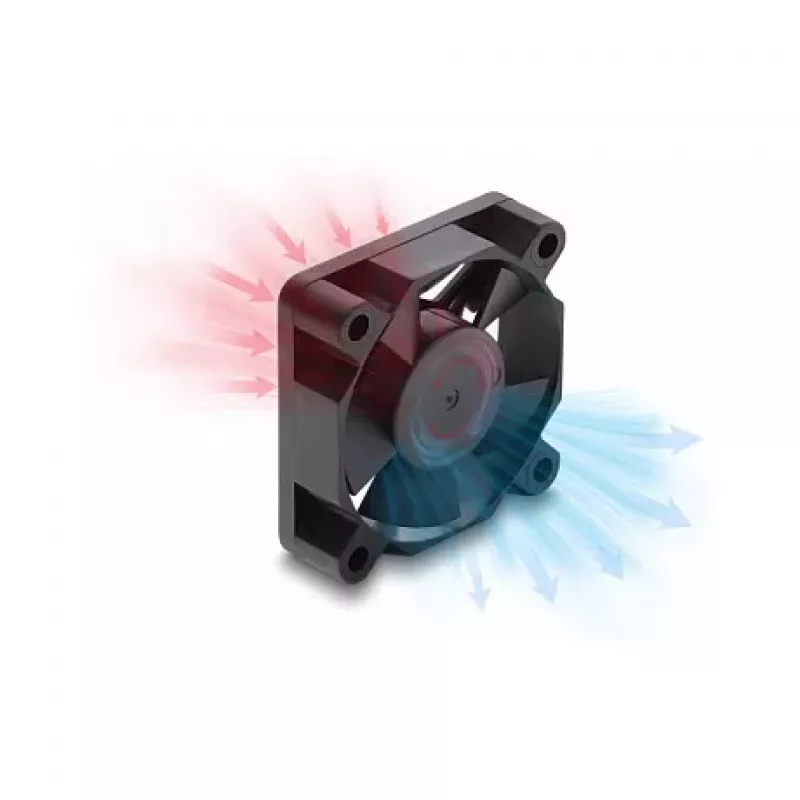 Delock Axial Fan 12 V DC, 35 x 35 x 10 mm Black