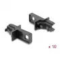 DELOCK Dust Cover for E2000 Simplex Socket 10 Pieces Black