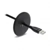 Delock Silicone Cable Grommet Round Ø 65 mm for Wall Mount / Desk Mount White / Black