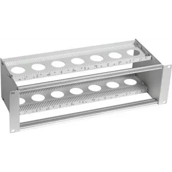EFB Elektronik 19 inch 3U 84TE Subrack, 227mm Depth, 1TE Pitch, Natural Aluminum