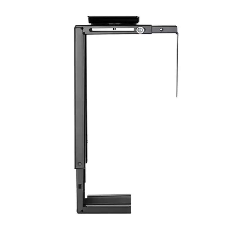 LogiLink Under-Desk CPU Holder - Black - Steel - 25 kg Capacity