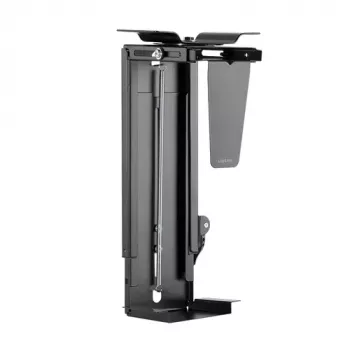 LogiLink Under-Desk CPU Holder - Black - Steel - 25 kg Capacity