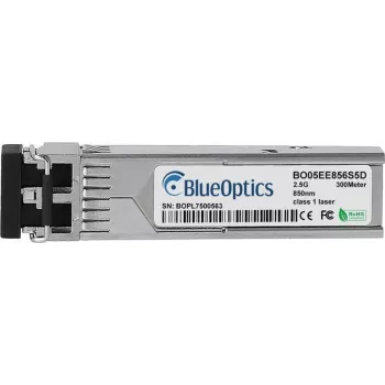 BlueOptics Planet MGB-2GSR BO05EE856S5D SFP Transceiver, 2.5GBASE-SX, LC-Duplex, Multimode Fiber, 850nm, 300m, DDM, 0°C to +70°C