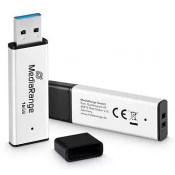 MEDIARANGE MR1899 USB 3.2 16GB Memory Drive Flash Drive Silver