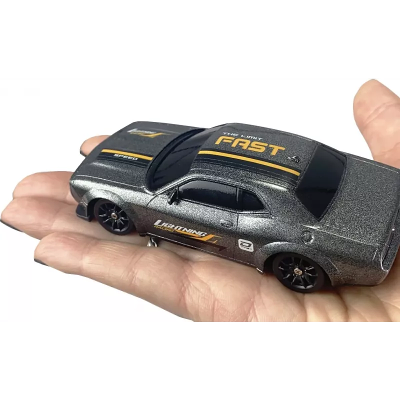 Amewi Drift Sport Muscle Car with Gyro 4WD 1:43 RTR Grey 6+ (21137)