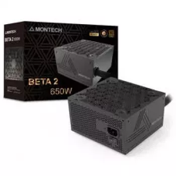 Montech BETA 2 80 PLUS Bronze Power Supply, ATX 3.1 - 650 Watt, Black