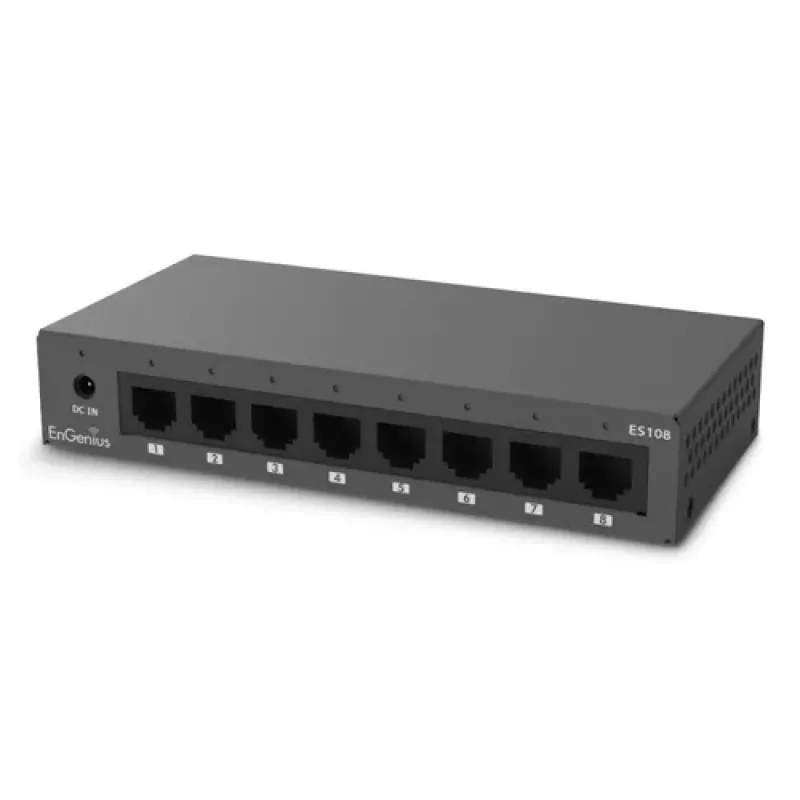 EnGenius ES108 Unmanaged 8-Port Gigabit Switch
