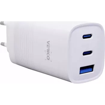 Verico Mojo 65W GaN 3 USB Charger 65 W Wall Outlet Output Current Max 3250 mA