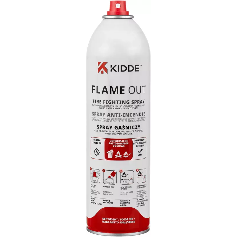 Kidde KFS-500 Flame Out Fire Extinguishing Spray 500 ml