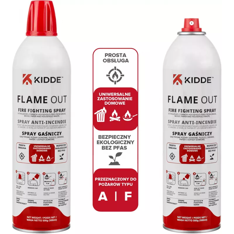 Kidde KFS-500 Flame Out Fire Extinguishing Spray 500 ml
