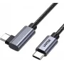 UNITEK USB-C to USB-C Cable 90° Angled PD 100W 5m Black