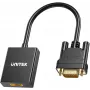 UNITEK VGA to HDMI Adapter Full HD 1080p Black 15cm
