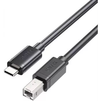 UNITEK USB-C to USB-B 2.0 Printer Cable 5m Black