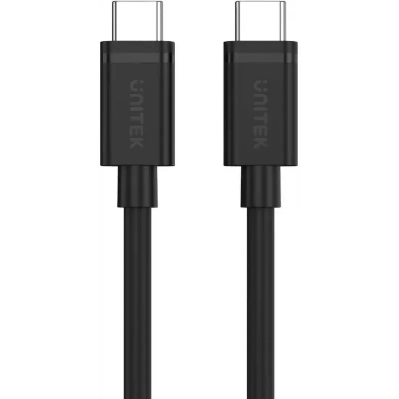 UNITEK USB-C to USB-C Cable 3m - Black - USB 3.2 Gen 2 10Gbps 100W PD