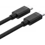 UNITEK USB-C to USB-C Cable 3m - Black - USB 3.2 Gen 2 10Gbps 100W PD