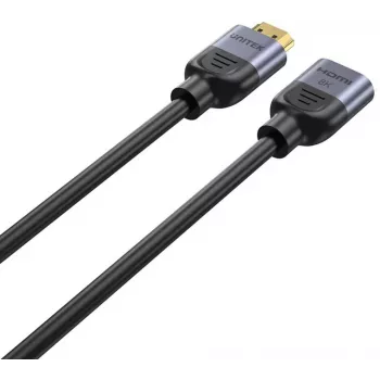 UNITEK HDMI 2.1 Extension Cable 0.5m Male to Female 8K Black