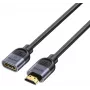 UNITEK HDMI Extension Cable 1m, HDMI 2.1, 8K@60Hz, 48Gbps, Black
