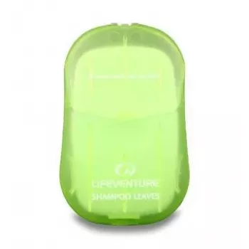 Lifeventure Shampoo Leaves - 50 Biodegradable Dry Sheets for Travel & Outdoor Use