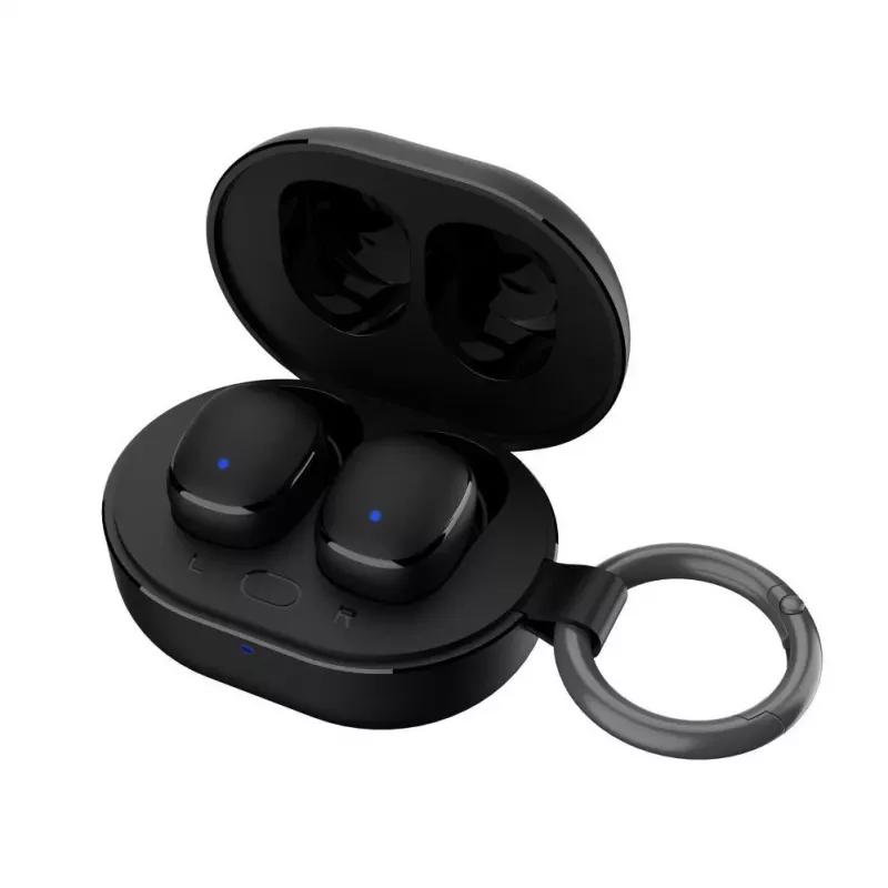 3MK FlowBuds 6.0 True Wireless Stereo (TWS) Bluetooth 5.3 In-Ear Headphones with ENC Microphone, IPX4, 35h Battery, USB-C, Black