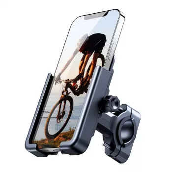 Wozinsky Metal Bicycle Phone Holder for Scooters, Black (WBHBK3)