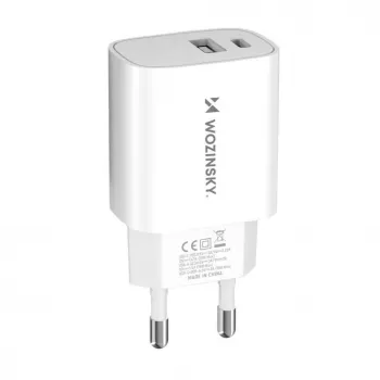 Wozinsky WGWCW 20W USB-A USB-C Wall Charger - White