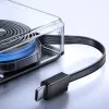 Joyroom JR-PR1 10000mAh 22.5W Power Bank with Built-in Retractable USB-C Cable Black