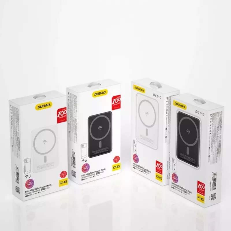Dudao K14S Wireless Power Bank 5000mAh 10W Black