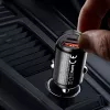 Dudao R3MAX 48W QC PD Mini Car Charger - Black