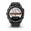 Garmin fenix 8 Pro 51 mm MicroLED Sapphire Carbon Grey DLC Titanium with Black/Pebble Grey Silicone Band