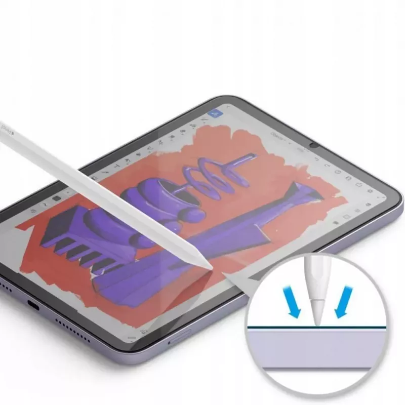 Hofi Glass Pro+ Tempered Glass Screen Protector for Samsung Galaxy Tab S9 FE 10.9 inch X510/X516B - Black Frame