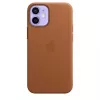 Apple Leather Case with MagSafe for iPhone 12 mini California Poppy