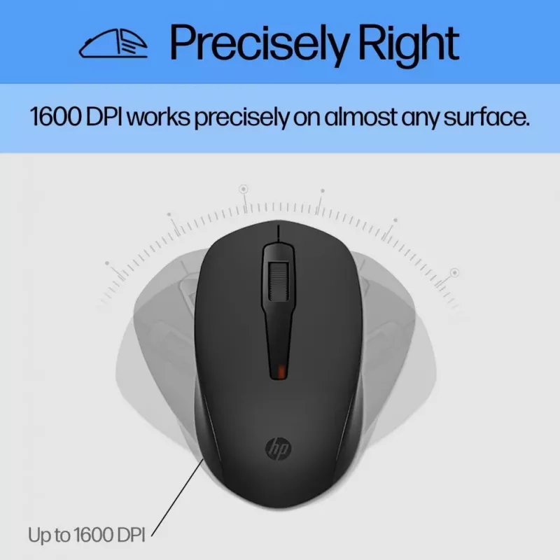 HP 150 Wired Mouse and Keyboard Combo - Black - QWERTY English US Layout