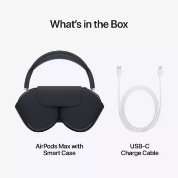 Apple AirPods Max Type-C Over-Ear Headphones with Active Noise Cancellation, Sky Blue