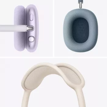 Apple AirPods Max Type-C Over-Ear Headphones with Active Noise Cancellation, Sky Blue