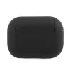 BMW AirPods Pro Cover Genuine Leather Silver Logo Black