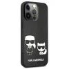 Karl Lagerfeld Apple iPhone 13 Pro Choupette PU Leather Case Black