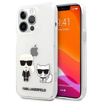 Karl Lagerfeld iPhone 13 Pro Choupette Case Transparent