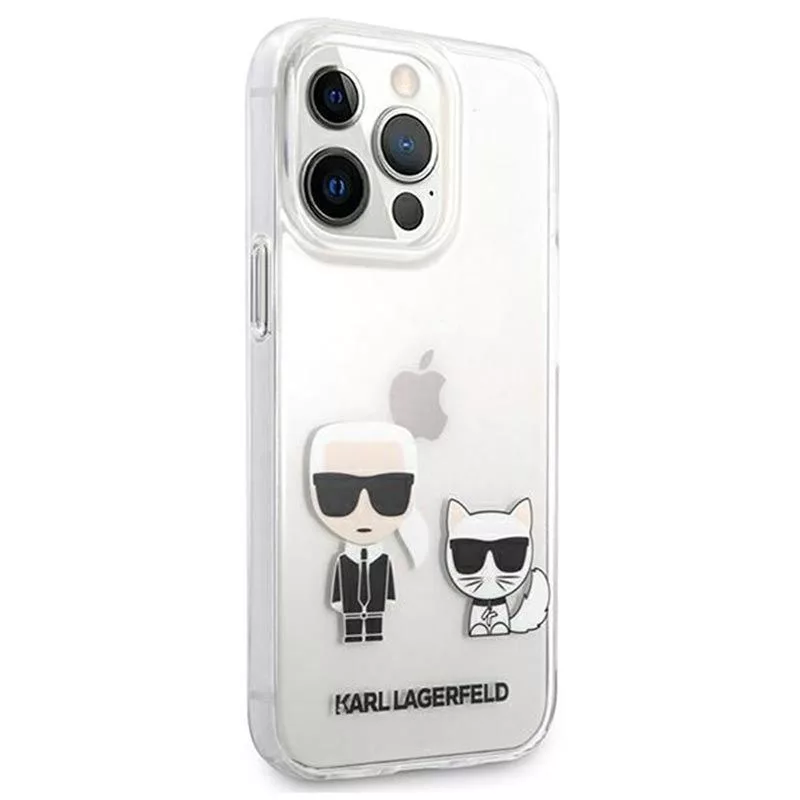 Karl Lagerfeld iPhone 13 Pro Choupette Case Transparent