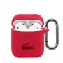 Lacoste Apple AirPods 1/2 Liquid Silicone Glossy Printing Logo Case Red