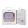 Guess Apple AirPods Pro 2 Case Silicone Classic Logo Gold With 4G Charm Purple