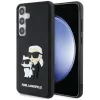 Karl Lagerfeld 3D Rubber Karl and Choupette Case for Samsung Galaxy S24 Black