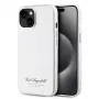 Karl Lagerfeld Grained PU Hotel RSG Case for iPhone 15 Grey