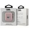 Karl Lagerfeld Ikonik Saffiano Back Cover for Apple iPhone 14 Pro Max - Pink