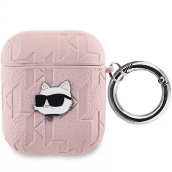 Karl Lagerfeld Ikonik Saffiano Back Cover for Apple iPhone 14 Pro Max - Pink