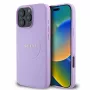 Guess PU Grained Classic Logo MagSafe Case for iPhone 16 Pro Max Purple