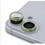 Guess Apple iPhone 16/16 Plus Fixed Glitter Protective Lens Gold