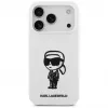 Karl Lagerfeld KL Sketch & Logo Silicone Case for Apple iPhone 17 Pro with MagSafe - White