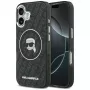 Karl Lagerfeld Apple iPhone 17 Silicone Case with MagSafe KL Head Logo Black