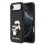 Karl Lagerfeld Apple iPhone 13 Pro 3D Rubber Karl and Choupette Case Black